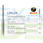 Бор Dent-Komet CB162А.316.016 Lindeman агресивний на турбінний 1шт.
