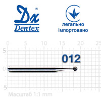 Бор Dentex алмазный на турбинный наконечник 103 диаметр 012 1шт