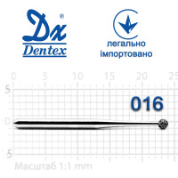 Бор Dentex алмазный на турбинный наконечник 105L диаметр 016 1шт