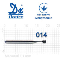 Бор Dentex алмазний на турбінний наконечник 124 діаметр 014 1шт