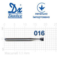Бор Dentex алмазний на турбінний наконечник 125 діаметр 016 1шт