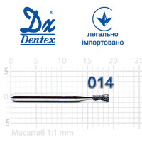 Бор Dentex алмазный на турбинный наконечник 134 диаметр 014 1шт