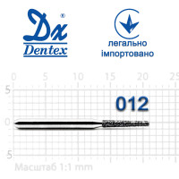 Бор Dentex алмазный на турбинный наконечник 210B диаметр 012 1шт
