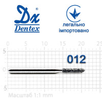 Бор Dentex алмазный на турбинный наконечник 218 диаметр 012 1шт