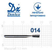 Бор Dentex алмазный на турбинный наконечник 226 диаметр 014 1шт