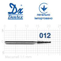 Бор Dentex алмазный на турбинный наконечник 235 диаметр 012 1шт