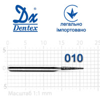 Бор Dentex алмазный на турбинный наконечник 250 диаметр 010 1шт