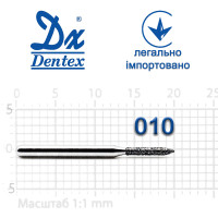 Бор Dentex алмазный на турбинный наконечник 256 диаметр 010 1шт