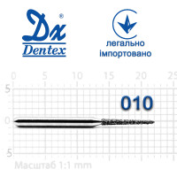 Бор Dentex алмазный на турбинный наконечник 370 диаметр 010 1шт