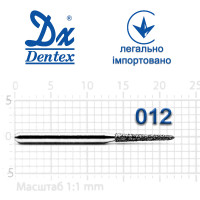 Бор Dentex алмазный на турбинный наконечник 371 диаметр 012 1шт