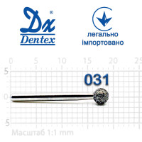 Бор Dentex алмазний на турбінний наконечник 410 діаметр 031 1шт