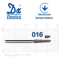Бор Dentex алмазный на турбинный наконечник 483 диаметр 016 1шт