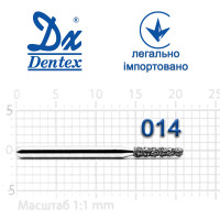 Бор Dentex алмазний на турбінний наконечник 511 діаметр 014 1шт