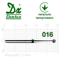 Бор Dentex алмазный на турбинный наконечник C105L диаметр 016 1шт