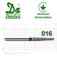 Бор Dentex алмазный на турбинный наконечник C312 диаметр 016 1шт
