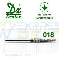 Бор Dentex алмазный на турбинный наконечник C313 диаметр 018 1шт