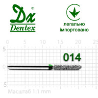 Бор Dentex алмазный на турбинный наконечник C317 диаметр 014 1шт