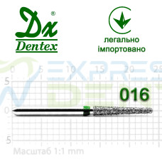 Бор Dentex алмазный на турбинный наконечник C325 диаметр 016 1шт