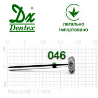 Бор Dentex алмазный на турбинный наконечник C516 диаметр 046 1шт
