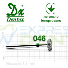 Бор Dentex алмазный на турбинный наконечник C516 диаметр 046 1шт