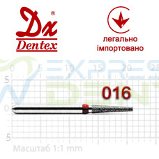 Бор Dentex алмазный на турбинный наконечник F212 диаметр 016 1шт