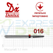 Бор Dentex алмазный на турбинный наконечник F222 диаметр 016 1шт