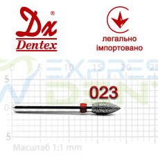 Бор Dentex алмазный на турбинный наконечник F300 диаметр 023 1шт