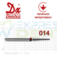 Бор Dentex алмазный на турбинный наконечник F306 диаметр 014 1шт