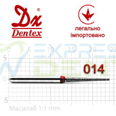 Бор Dentex алмазный на турбинный наконечник F311 диаметр 014 1шт