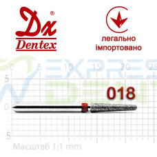 Бор Dentex алмазный на турбинный наконечник F323 диаметр 018 1шт