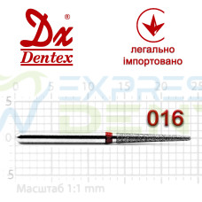 Бор Dentex алмазный на турбинный наконечник F325 диаметр 016 1шт