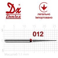 Бор Dentex алмазний на турбінний наконечник F336L діаметр 012 1шт