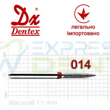 Бор Dentex алмазный на турбинный наконечник F342 диаметр 014 1шт