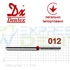 Бор Dentex алмазный на турбинный наконечник F350 диаметр 012 1шт