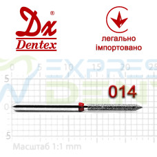 Бор Dentex алмазный на турбинный наконечник F357 диаметр 014 1шт