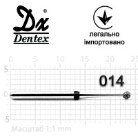 Бор Dentex алмазний на турбінний наконечник SC104L діаметр 014 1шт