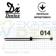 Бор Dentex алмазный на турбинный наконечник SC104L диаметр 014 1шт