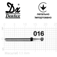 Бор Dentex алмазный на турбинный наконечник SC105 диаметр 016 1шт