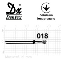 Бор Dentex алмазний на турбінний наконечник SC106 діаметр 018 1шт