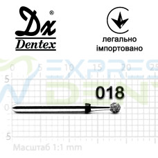 Бор Dentex алмазный на турбинный наконечник SC106 диаметр 018 1шт