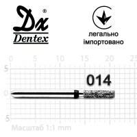 Бор Dentex алмазный на турбинный наконечник SC206B диаметр 014 1шт