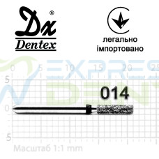 Бор Dentex алмазный на турбинный наконечник SC206B диаметр 014 1шт