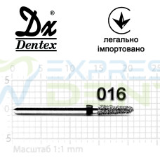 Бор Dentex алмазный на турбинный наконечник SC222 диаметр 016 1шт