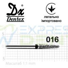 Бор Dentex алмазный на турбинный наконечник SC322 диаметр 016 1шт