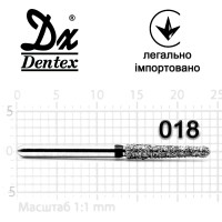 Бор Dentex алмазный на турбинный наконечник SC326 диаметр 018 1шт
