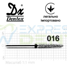 Бор Dentex алмазный на турбинный наконечник SC373 диаметр 014 1шт