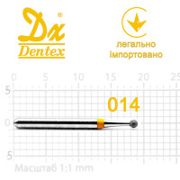Бор Dentex алмазный на турбинный наконечник XF104 диаметр 014 1шт