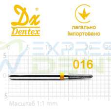 Бор Dentex алмазный на турбинный наконечник XF222 диаметр 016 1шт