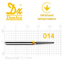 Бор Dentex алмазный на турбинный наконечник XF306 диаметр 014 1шт