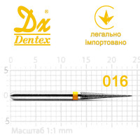 Бор Dentex алмазний на турбінний наконечник XF337 діаметр 016 1шт